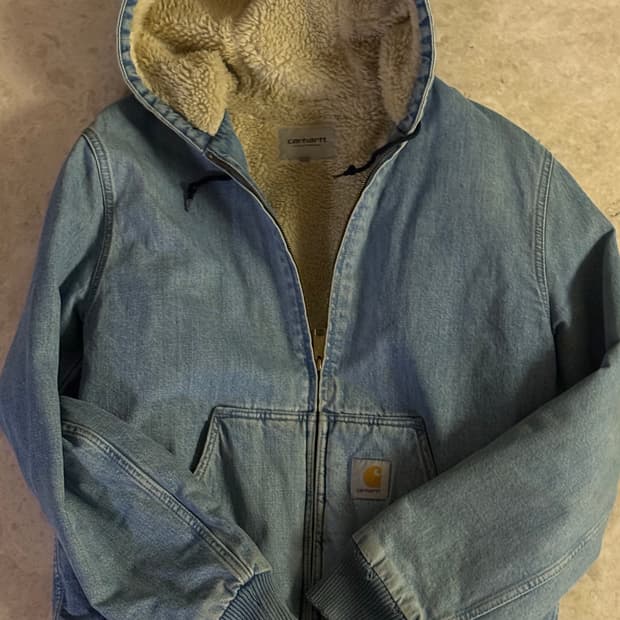 칼하트 wip 양털 청자켓