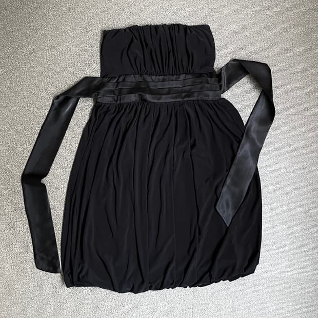 셔링 버블 스커트