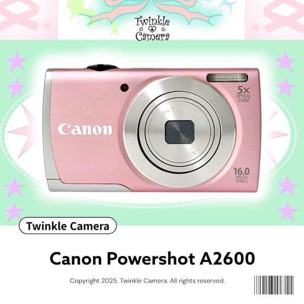 (희귀✨)Canon powershot 캐논 파워샷 A2600