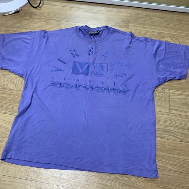 L) 90's Versace 올드 베르사체 V2 실키 루즈핏 반팔