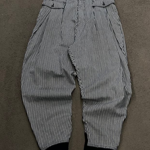 메종 마르지엘라 스트라이프 조거 와이드 팬츠 