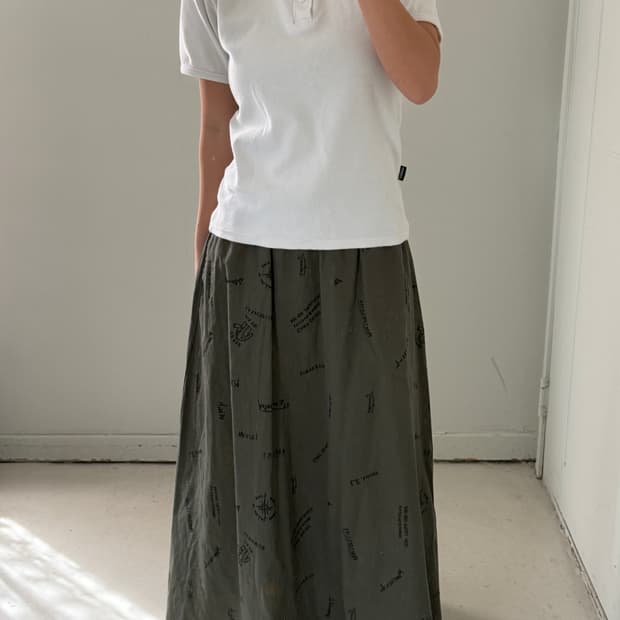 일본빈티지 아비렉스 헨리넥 반팔티