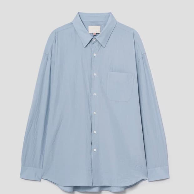 [2] yokosakamoto regular shirt - blue