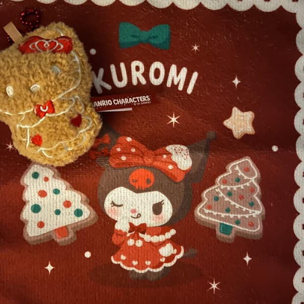 산리오 홀리데이 키티 인형 쿠로미 손수건 일괄