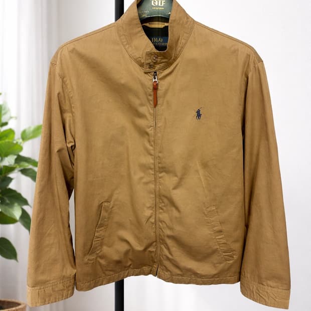 폴로 랄프로렌 베이지 헤링턴 자켓 