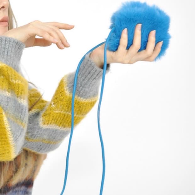 프라이빗룩북 퍼미니백 블루