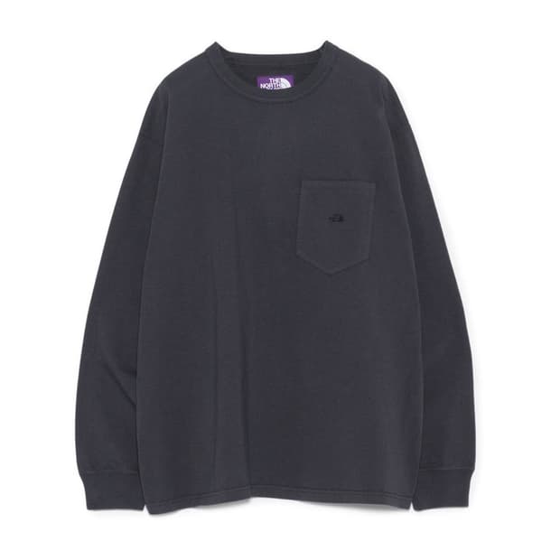 노스페이스 퍼플라벨 8oz 필드 포켓티 긴팔 XL