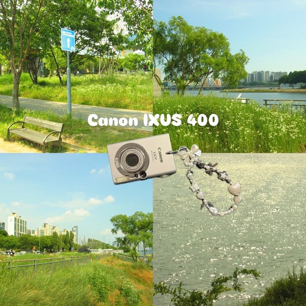 🩶아이브 가을 Pick) 캐논 IXUS 400 실버 디카 (작례O)🩶