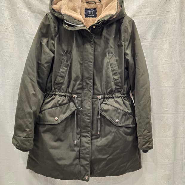 자라 ZARA trf 카키 겨울 야상 M (66)