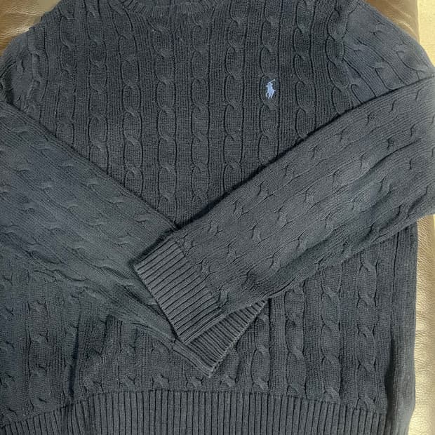 폴로랄프로렌 꽈배기니트 xxl