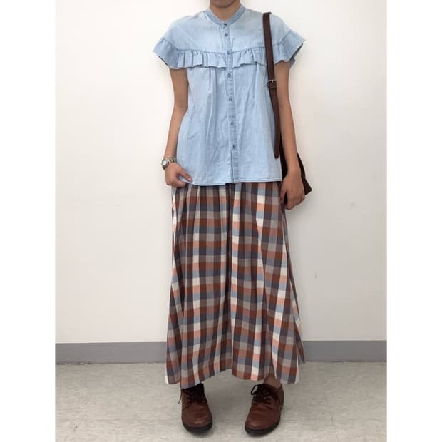 Denim Check Set (2 pieces) 
