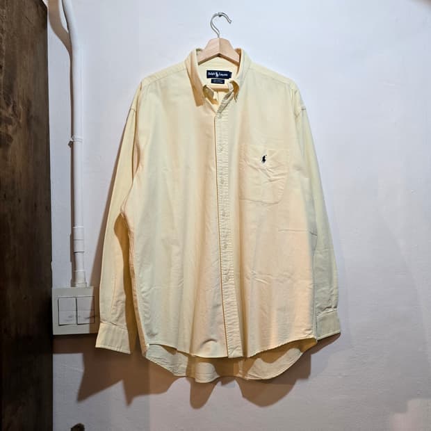 Polo BIG SHIRT 연노랑 (폴로 빅셔츠)