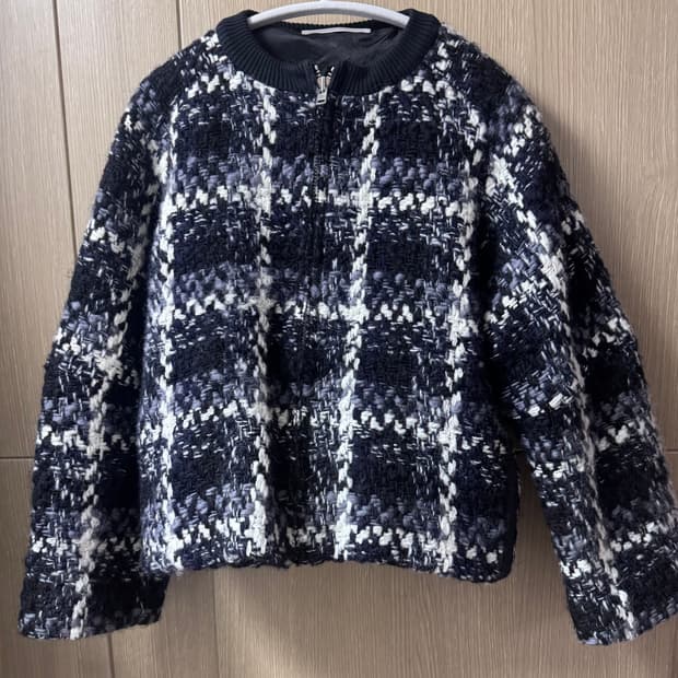 sacai luck 사카이럭 트위드 집업 자켓