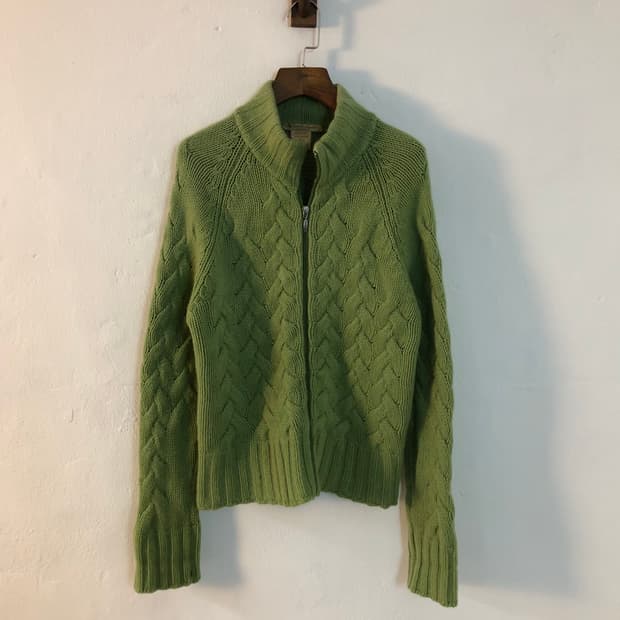 빈티지 케이블 니트 집