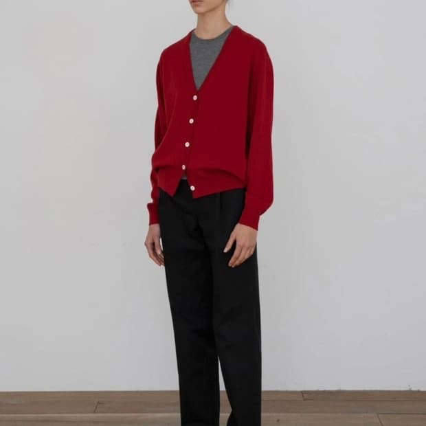 문달 니콜슨 가디건(레드)