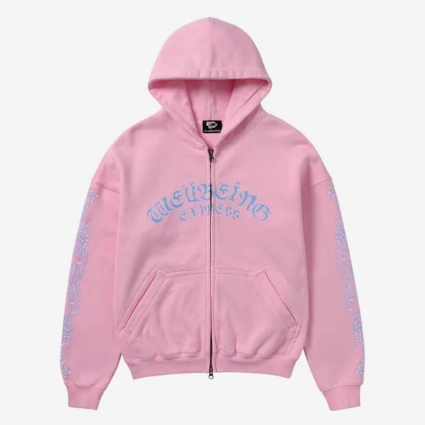 [미사용] 웰빙익스프레스 Fancy Hoodie Pink