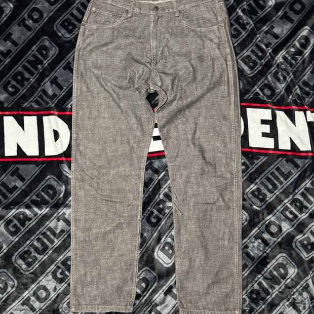 니들스 그레이 데님팬츠