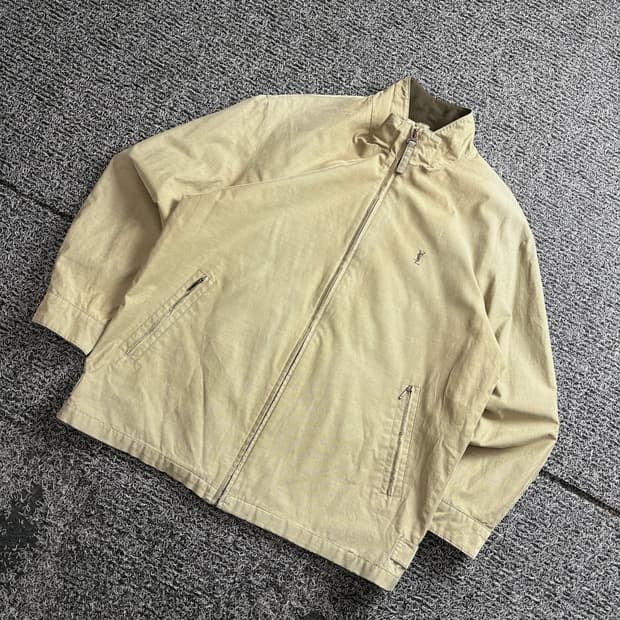 90s YSL 입생로랑 클래식 블루종 자켓 3209