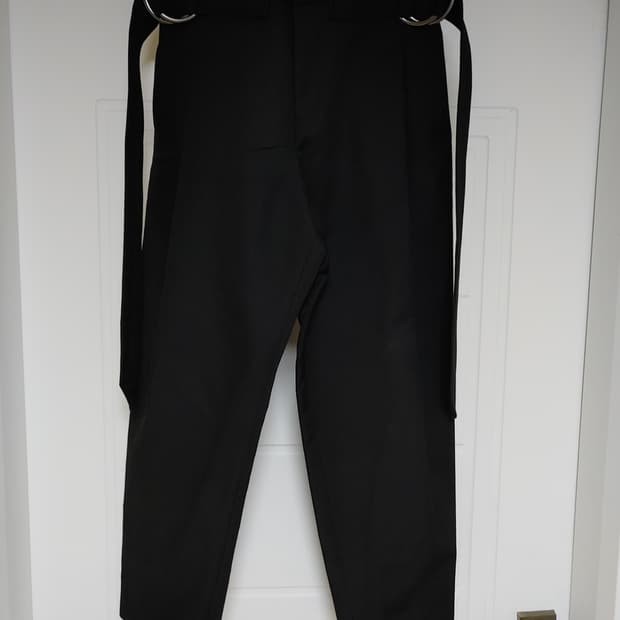 우영미 링 벨트 고리 트윌 팬츠 팝니다