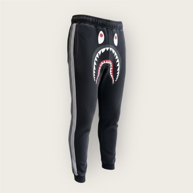 .L/ 베이프 하프앤하프 샤크 조거팬츠