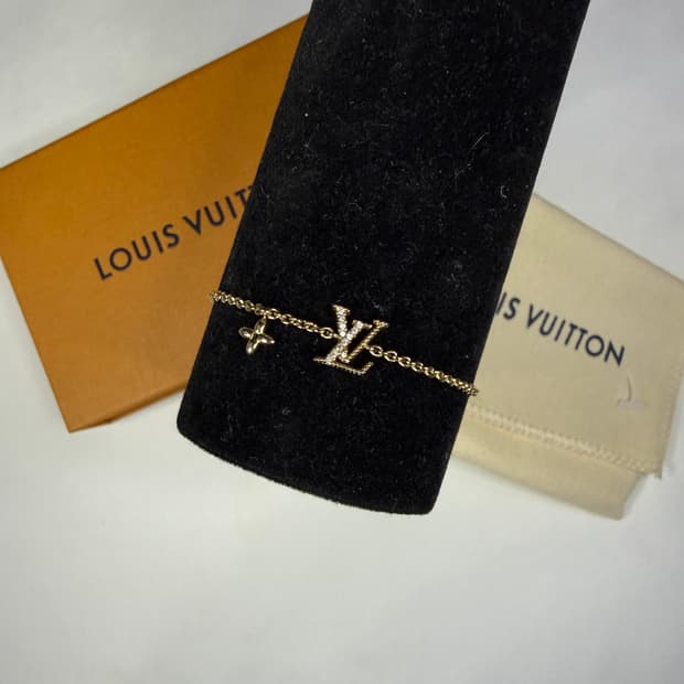 루이비통 LV 아이코닉 브레이슬릿 골드 팔찌 M00587