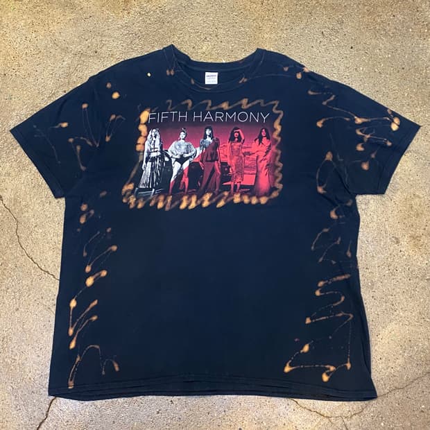 미국 빈티지 피프티 하모니 FIFTY HARMONY 락티셔츠 반팔티