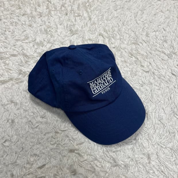Marithé François Girbaud navy ball cap