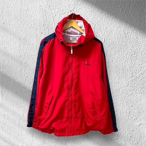 (L)90'S 휠라 바람막이-Y376