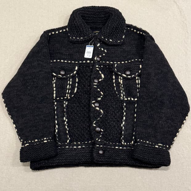 캐피탈 울 핸드니트 코위찬