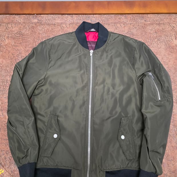 자라 남성  ma-1 블루종 봄버 자켓 95