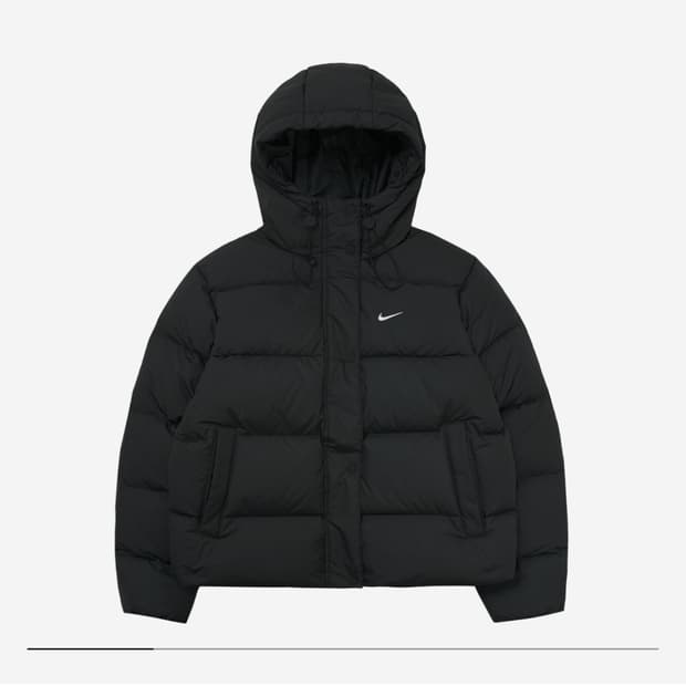 나이키 스우시 패딩 흰색