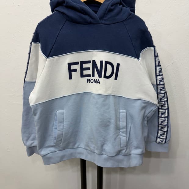 매장판정품) 펜디 키즈 컬러블록 후드티 10y