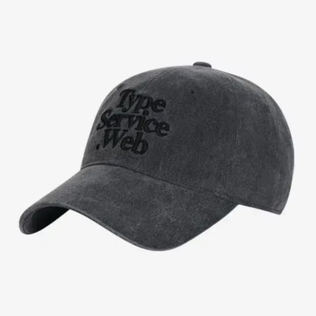 타입서비스 Typeservice Web Cap Dark Gray