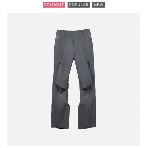 aesyntx 에이시네틱스 distorted pants