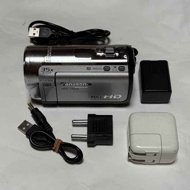 풀구성 Panasonic HDC-TM60 파나소닉캠코더 빈티지캠코더 디카
