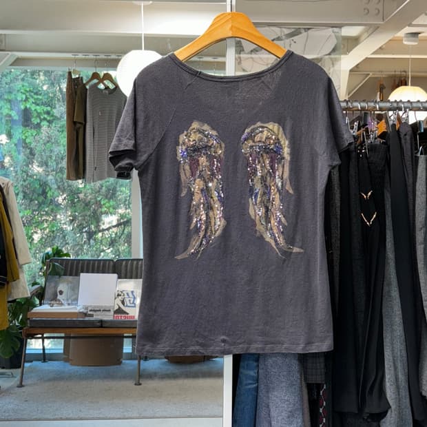 베르니스 레글런 린넨 티셔츠