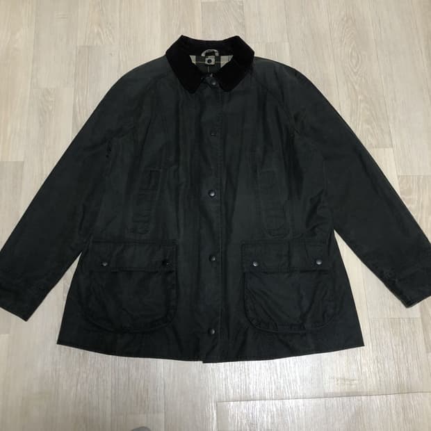 (UK 16 / 우먼스 66-77) 바버 우먼스 비드넬 왁스자켓 세이지