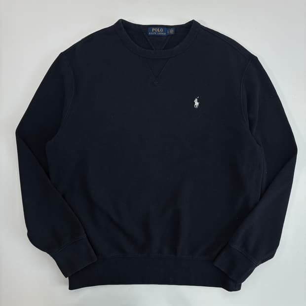 Polo 폴로 랄프로렌 자수 블랙 맨투맨