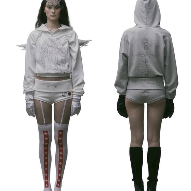 Sculptor X Ed Hardy 스컬프터 에드하디 콜라보 후드 s