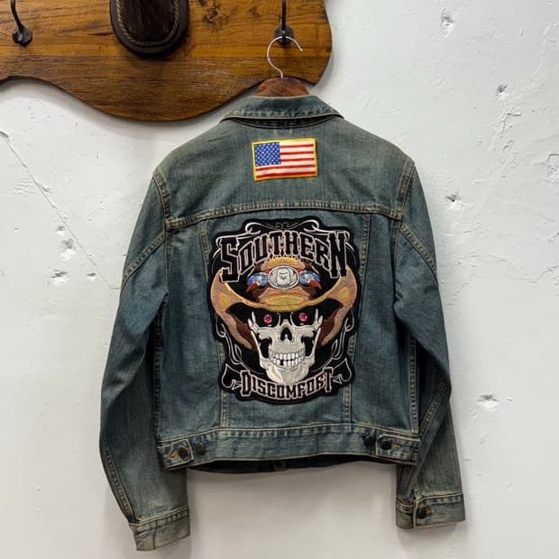 55) Japan Big John Denim Custom Jacket 