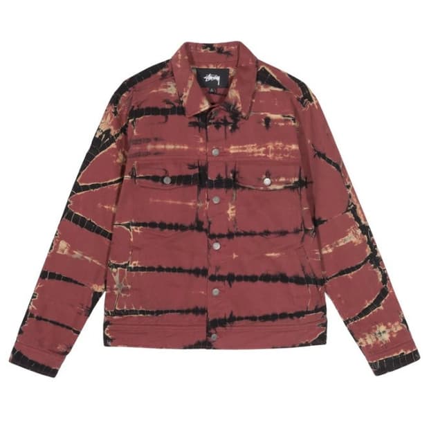 스투시 립 다이 데님자켓