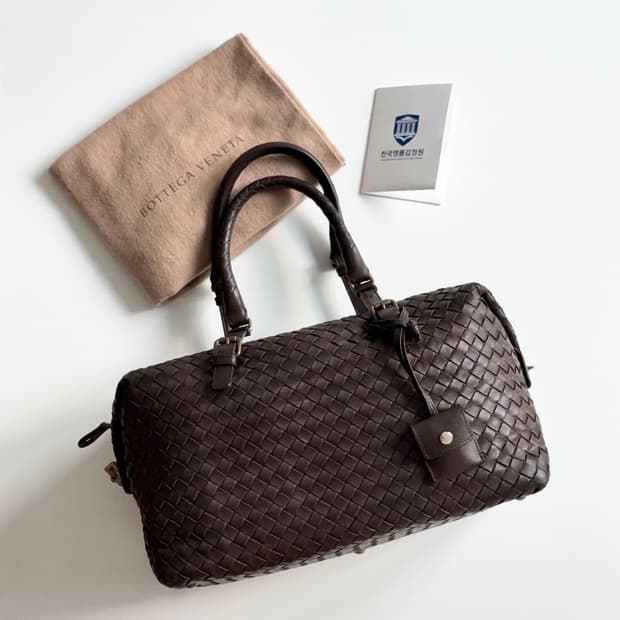 보테가 베네타 인트레치아토 보스턴백