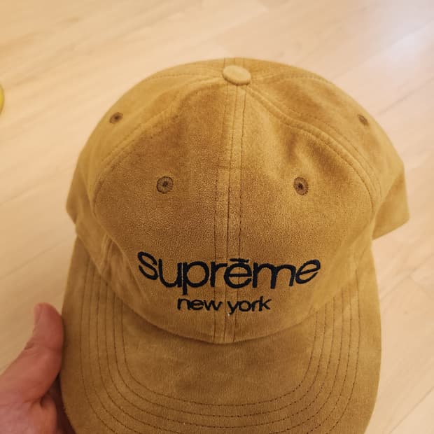 슈프림 스웨이드 된장캡