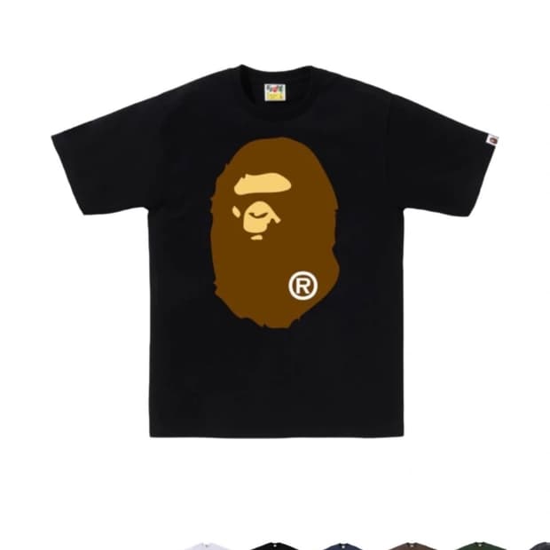 베이프빅에이프 헤드 티셔츠