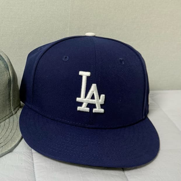 뉴에라 MLB 어센틱 LA 다저스 피티드캡 게임 다크 로얄