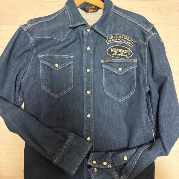 vanson leather 데님자켓 데님셔츠 청자켓