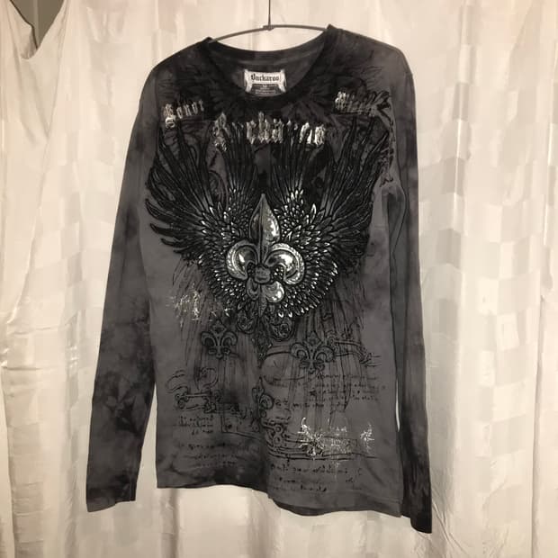 Buckaroo 버커루 고스펑크 고딕 날개 롱슬리브