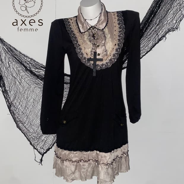 엑시즈팜 고스 고딕 레이스 원피스 ໒꒱