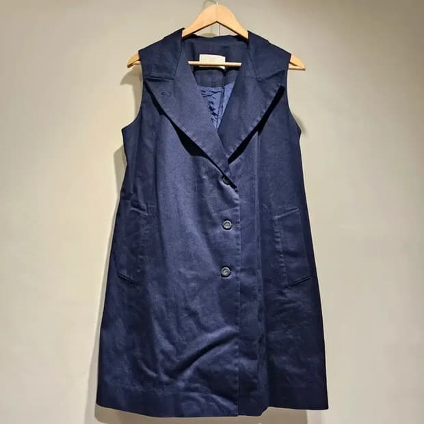 구호(KUHO) 네이비 롱 베스트 ~55반