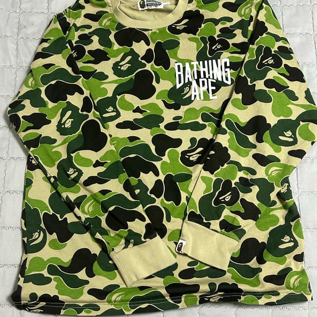BAPE 117 ABC Camo College L/S